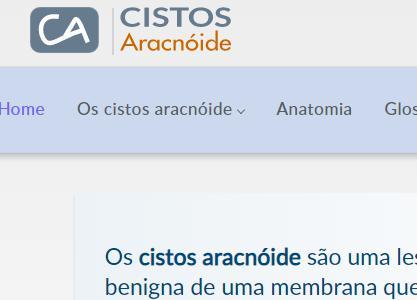 Health website about Arachnoid